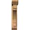 Ekena Millwork Merced Slat Smooth Bracket w/ Offset Brace, Western Red Cedar, 5 1/2"W x 28"D x 28"H BKT0604X28X28MRC06SWR - alternate 2
